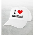 IMG-3569187102707955498 - BK Gift I Love Barcelona Tasarımlı Beyaz Şapka - Model 1 - n11pro.com