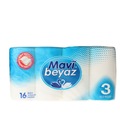 40537488 - Mavibeyaz Tuvalet Kağıdı 16'lı - n11pro.com
