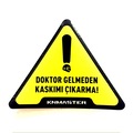 11569116 - Knmaster Doktor Gelmeden Kaskımı Çıkarma Damla Sticker Etiket - n11pro.com