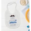 IMG-8757895543276583236 - BK Kids Sünnet Tasarımlı Beyaz Bebek Mama Önlüğü-6 - n11pro.com