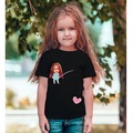 IMG-366655344932608299 - Kişiye Özel Kız Çocuk Karikatürlü Siyah T-Shirt-13 (443508470) - n11pro.com