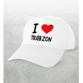IMG-4473098820911651421 - BK Gift I Love Trabzon Tasarımlı Beyaz Şapka - Model 1 - n11pro.com