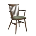 53975456 - Asedia Teksas Sandalye Ceviz - Yeşil (40 x 40 x 45) - n11pro.com