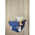 IMG-4801435032316260568 - Ahşap Salıncak Bebek ve Çocuk Salıncağı Hamak Beşik Mavi Beyaz - n11pro.com
