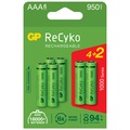 IMG-435323003201720905 - GP ReCyko 661094 1000 Serisi 950 mAh AAA Ni-MH Şarj Edilebilir İnce Kalem Pil 4 + 2'li - n11pro.com