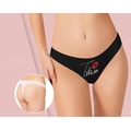 IMG-2582768178599530739 - BK Gift Özel Tasarım Eğlenceli Basic Pamuklu Kadın Siyah Tanga Kü - n11pro.com