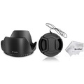 IMG-6168664208121228133 - 58 MM Lensler için Yaprak Parasoley + Lens Kapağı Kapak - n11pro.com
