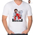 IMG-8145839678715544315 - Kişiye Özel Beyaz Atlı Prens Karikatürlü V Yaka Tişört-2 - n11pro.com