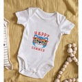 IMG-4674287029489714341 - Bitmeyenkartus Bk Kids Happy Summer Tasarımlı Bebek Body Zıbın - Model 1 - n11pro.com
