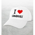 IMG-4865956533199048179 - BK Gift I Love Çanakkale Tasarımlı Beyaz Şapka - Model 1 - n11pro.com