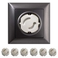IMG-7119431794558745172 - BUFFER® Bebek Çocuk Priz Koruma Kapağı (6 Adet) Çocuk Güvenliği, Priz Muhafazası, Priz Kapatıcı - n11pro.com