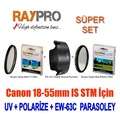 IMG-1378428509149790983 - Raypro 58Mm Hd Slim Uv + Polarize Filtre + Ew-63C Parasoley Seti - n11pro.com