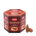 64120204 - Hem Geri Akışlı Şelale Tütsü Konileri Sandal Ağacı Aromalı 40 Adet - n11pro.com