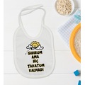 IMG-8779803700198647931 - BK Kids Takatum Kalmadı Tasarımlı Beyaz Bebek Mama Önlüğü-1 - n11pro.com