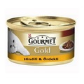 19159798 - Gourmet Gold Hindi Etli ve Ördekli Konserve Yetişkin Kedi Maması 24 x 85 G - n11pro.com