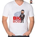 IMG-3513785833036441971 - Kişiye Özel Erkek Big Boss Karikatürlü V Yaka Tişört-2 - n11pro.com