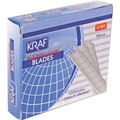 IMG-9059709260736034808 - Kraf Geniş Maket Bıçağı Yedeği 100 Adet Falçata Ucu - n11pro.com