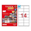 IMG-5785279731114847170 - Tanex Tw-2614 Beyaz Adresleme ve Postalama Etiketi 105 MM X 40 MM - n11pro.com