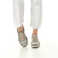 IMG-9172367102325189366 - Aziz Şahin Shoes Çizgisel Desen Özel Tasarım Kadın Sneakers - n11pro.com