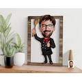 IMG-7532476400495745985 - BK Gift Kişiye Özel Chef Karikatürlü 3D Ahşap Tablo, Sevgiliye He - n11pro.com