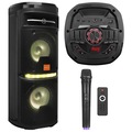IMG-1964946670815200954 - Mikado MD BT107 Aktif Seyyar Anfi El Mikrofonlu 30w Bt/Usb/Dd/Aux/Fm/Mıc Ledli Müzik Seti - n11pro.com