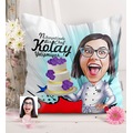 IMG-4017912283603104598 - Kişiye Özel Bayan Master Chef Karikatürlü Saten Yastık - 2 - n11pro.com