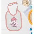 IMG-6862536552636978861 - Bk Kids Good Night Tasarımlı Tasarımlı Pembe Bebek Mama Önlüğü - n11pro.com