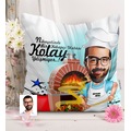 IMG-8816346644723292195 - Kişiye Özel Bay Kebapçı Ustası Karikatürlü Saten Yastık - 1 - n11pro.com
