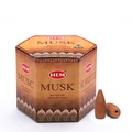 02275357 - Hem Geri Akışlı Şelale Tütsü Konileri Misk Aromalı 40 Adet - n11pro.com