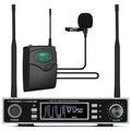 90506880 - Magıcvoıce Mv 1100Y Uhf Çift Tuner 1 Yaka Kablosuz Telsiz Mikrofo - n11pro.com