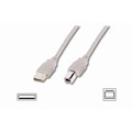 IMG-5158663011228371041 - Digitus AK-300102-018-E 1.8 M USB 2.0 to USB Tip B Erkek-Erkek AWG28 USB 2.0 Bej Yazıcı Kablosu - n11pro.com