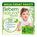 IMG-206095067584719458 - Bebem Natural Bebek Bezi 4 Numara Maxi Mega Fırsat Paketi 240 Adet - n11pro.com