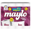 IMG-9057619195708232255 - Maylo 3 Katlı Süper Tuvalet Kağıdı 32 Rulo - n11pro.com