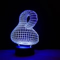 21206748 - Technopa SR-BRKD-8704364 Sürahi 3D Lamba Beyaz - n11pro.com