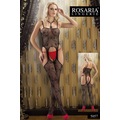 01417043 - Rosaria 5057-S Jartiyer Görünümlü Vücut Çorabı Siyah - n11pro.com