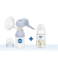 62203176 - Wee Baby 752 Pratik Manuel Tekli Göğüs Pompası + Cam Biberon 180 ML - n11pro.com