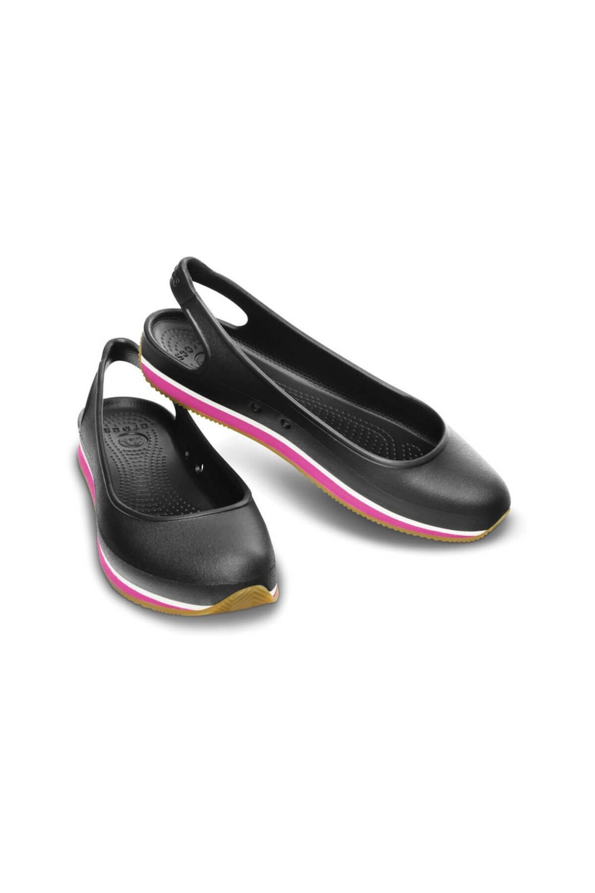 crocs retro slingback flat