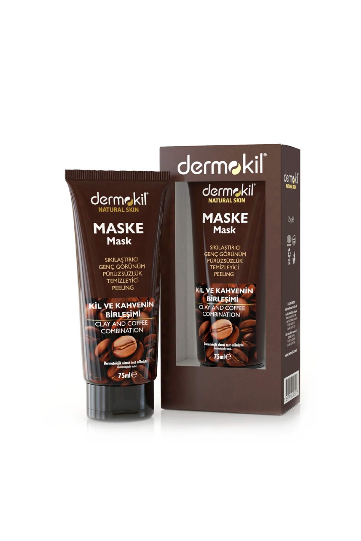 DERMOKİL NATURAL KİL VE KAHVE BİRLEŞİMİ MASKE 75ML Fiyatları ve