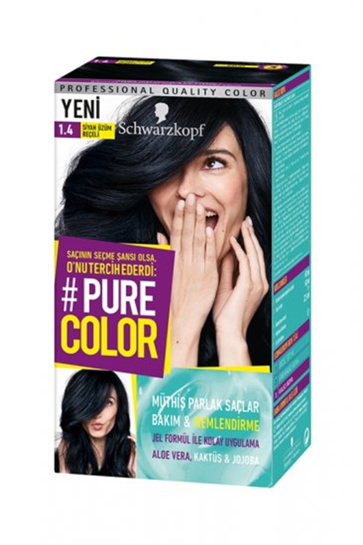 schwarzkopf pure color 1 4 siyah uzum receli fiyatlari ve ozellikleri