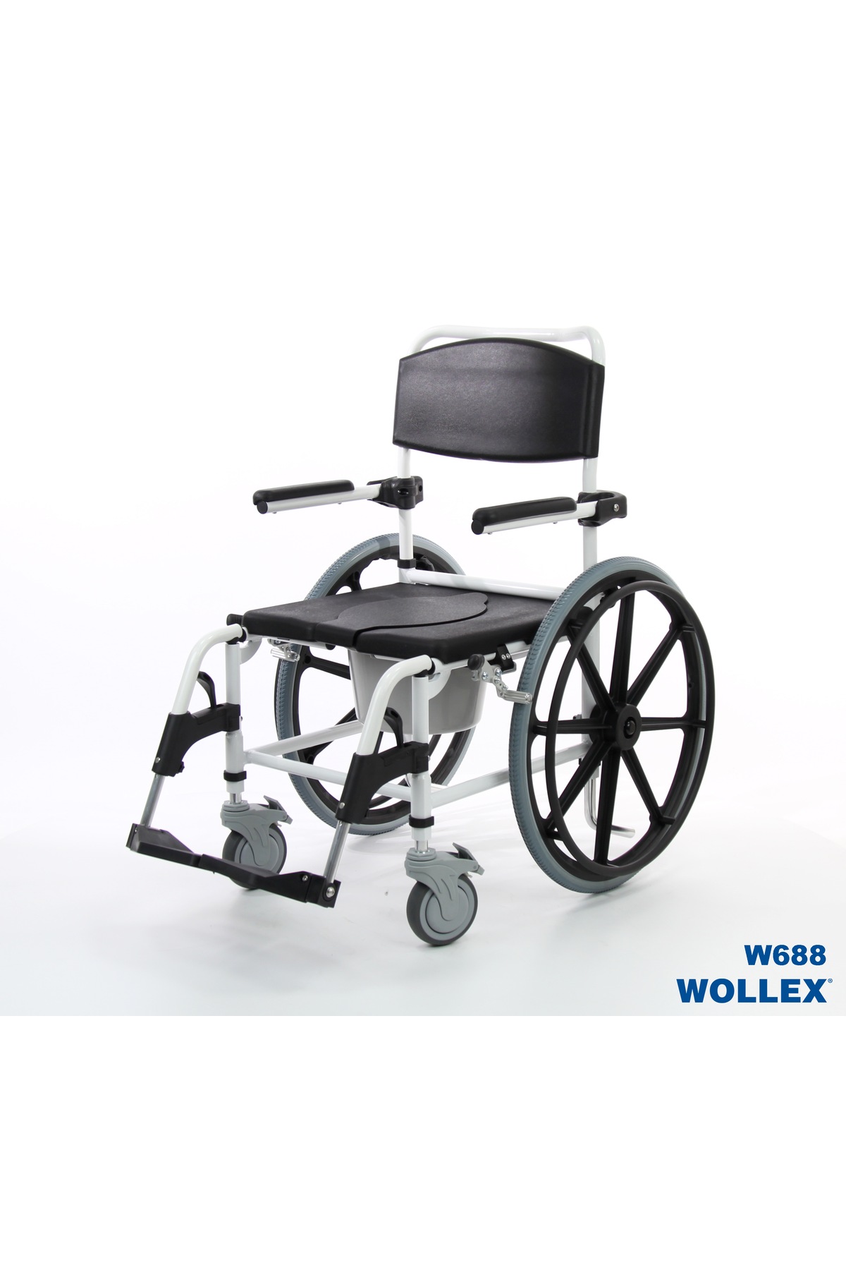 WOLLEX W688 Banyo ve Tuvalet Sandalyesi / Tekerlekli