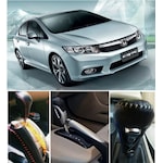 Honda Civic 2012/16 Fd7 Fb7 Otomatik Vites Kılıfı El Yapımı Hakiki Deri
