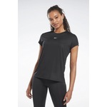 Reebok Wor Commercial Poly Siyah Kadın Kısa Kol T-shirt 000000000101443569 Siyah