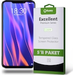 Meizu X8 ile Uyumlu Temperli Ekran Koruyucu Kırılmaz Cam Ekonomik 5'li Paket