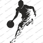 Basketbol Basketbolcu Oto Araba Cam Kaput Sticker 01619