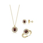 Kenar Taşlı Gümüş Fantezi Set Mg.142.01 (507926664)