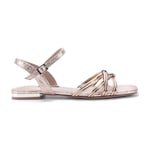 Nine West Mabera 5fx Rose Gold Kadın Düz Sandalet 000000000101928936 Pembe