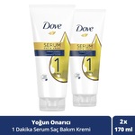 Dove 1 Minute Serum Saç Bakım Kremi Yoğun Onarıcı 2 x 170 ML