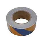 Carub Reflektif Fosforlu Çapraz Şerit Bant 5 Cm X 25 Metre Sarı Mavi BR2406010