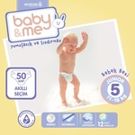 Baby Me Bebek Bezi 5 Numara Junior 50 Adet