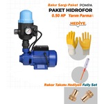 Metal Dişli Sistem Paket Hidrofor Otomatik Su Pompası + Rakor Tak